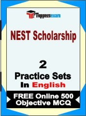 NEST Scholarship Exam Practice Set Book in English