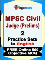 MPSC Civil Judge Prelims Exam Practice Set Book in English