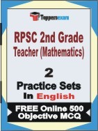 RPSC 2nd Grade Teacher (Mathematics) Exam Practice Set Book in English