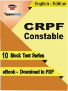 CRPF Constable PDF Book In English