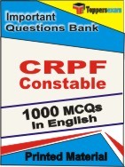 CRPF Constable Exam Objective MCQ Book in English