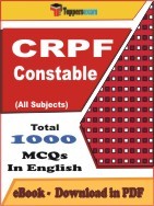 CRPF Constable PDF Book In English