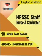 HPSSC Staff Nurse & Conductor PDF Book In English