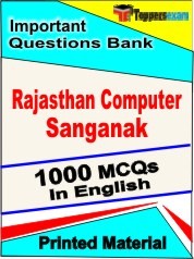 Rajasthan Computer Sanganak Exam Book in English - Objective MCQ