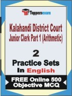 Kalahandi District Court Junior Clerk Part 1 (Arithmetic) Exam Practice Set Book in English