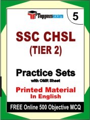 SSC CHSL TIER 2 Exam Practice Set Book in English