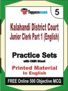 Kalahandi District Court Junior Clerk Part 1 (English) Exam Practice Set Book in English