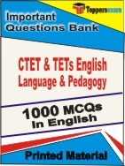 CTET & TETs English Language & Pedagogy Exam Objective MCQ Book in English
