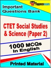 CTET Social Studies & Science Paper 2 Exam Objective MCQ Book in English
