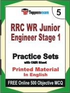 RRC WR Junior Engineer Stage 1 Exam Practice Set Book in English