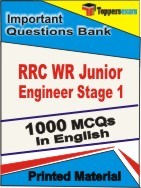 RRC WR Junior Engineer Stage 1 Exam Objective MCQ Book in English
