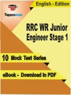 RRC WR Junior Engineer Stage 1 PDF Book In English