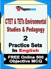 CTET & TETs Environmental Studies & Pedagogy Exam Practice Set Book in English