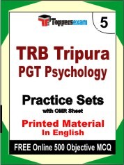 TRB Tripura PGT Psychology Exam Practice Set Book in English