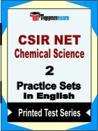 CSIR UGC NET Chemical Science (Paper II) Exam Objective MCQs in English (Booklet), FREE - Online Mock Test or Practice Set / Paper
