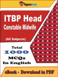 ITBP Head Constable Midwife Exam PDF Book In English - MCQ / Objective Questions