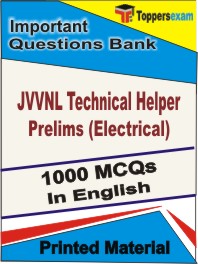 JVVNL Technical Helper Prelims (Electrical) Book in English - Objective MCQ