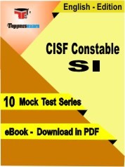 CISF Constable, SI PDF Book In English