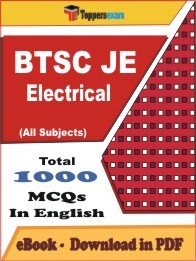 BTSC JE Electrical PDF Book In English