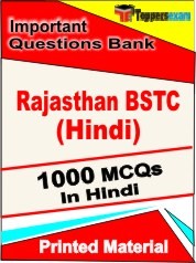 Rajasthan BSTC (Hindi) Exam Objective MCQ Book in Hindi