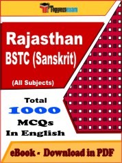 Rajasthan BSTC (Sanskrit) PDF Book In English
