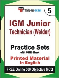 IGM Junior Technician (Welder) Exam Practice Set Book in English