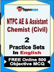NTPC AE & Assistant Chemist (Civil) Exam Practice Set Book in English