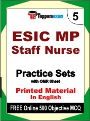 ESIC MP Staff Nurse Exam Practice Set Book in English