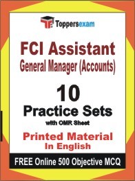 FCI Assistant General Manager (Accounts) Exam Practice Set Book in English