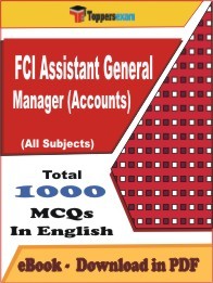 FCI Assistant General Manager (Accounts) PDF Book In English