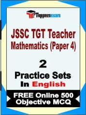 JSSC TGT Teacher Mathematics (Paper 4) Exam Practice Set Book in English