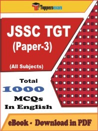 JSSC TGT Paper-3 PDF Book In English