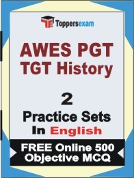 AWES PGT TGT History Exam Practice Set Book in English