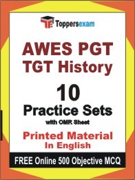 AWES PGT TGT History Exam Practice Set Book in English