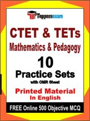 CTET & TETs Mathematics & Pedagogy Exam Practice Set Book in English