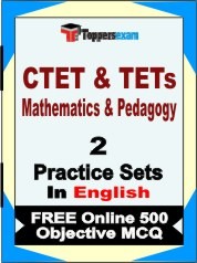 CTET & TETs Mathematics & Pedagogy Exam Practice Set Book in English