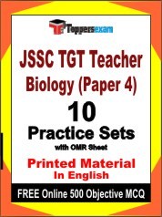 JSSC TGT Teacher Biology (Paper 4) Exam Practice Set Book in English