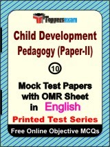 Child Development and Pedagogy (Paper II) Exam Mock Test Papers (Book) in English