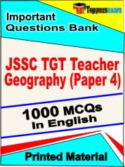 JSSC TGT Teacher Geography (Paper 4) Exam Objective MCQ Book in English