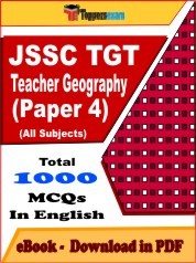 JSSC TGT Teacher Geography (Paper 4) PDF Book In English
