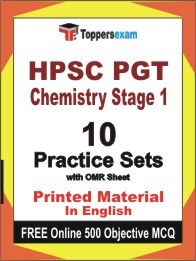HPSC PGT Chemistry Stage 1 Exam Practice Set Book in English