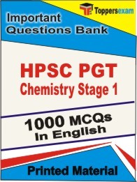 HPSC PGT Chemistry Stage 1 Exam Book in English - Objective MCQ