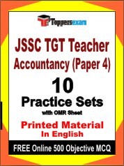 JSSC TGT Teacher Accountancy (Paper 4) Exam Practice Set Book in English