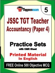 JSSC TGT Teacher Accountancy (Paper 4) Exam Practice Set Book in English