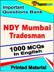 NDY Mumbai Tradesman Exam Objective MCQ Book in English