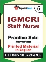 IGMCRI Staff Nurse Exam Practice Set Book in English