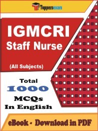 IGMCRI Staff Nurse PDF Book In English
