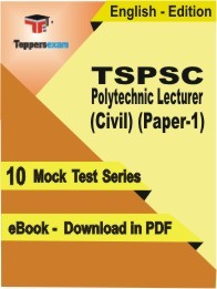 TSPSC Polytechnic Lecturer (Civil) (Paper-1) PDF Book In English