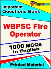 WBPSC Fire Operator Exam Objective MCQ Book in English