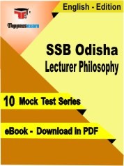 SSB Odisha Lecturer Philosophy PDF Book In English